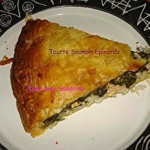 Une Tourte Saumon Epinards