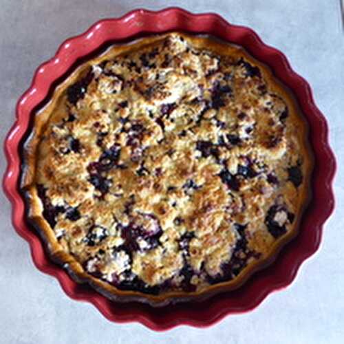 Une Tarte Crumble aux Fruits rouges