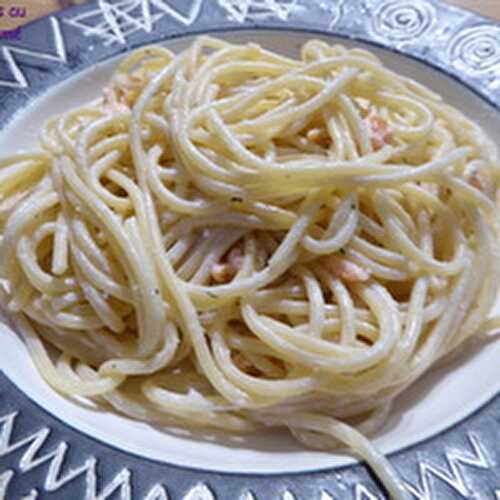 Des Spaghettis au Saumon fumé