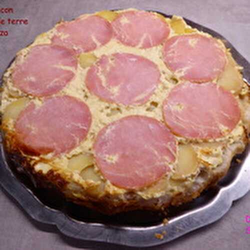 Une Tatin Bacon Pommes de terre Scarmoza