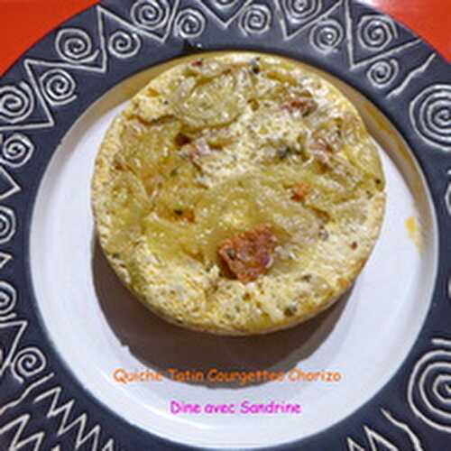 Des Quiches Tatins individuelles Courgettes Chorizo