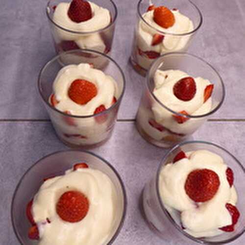 Des Tiramisu aux Fraises