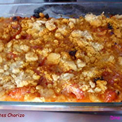 Un Crumble Tomates Chorizo