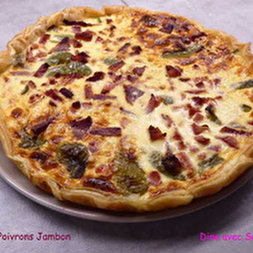 Une Quiche Poivrons Jambon