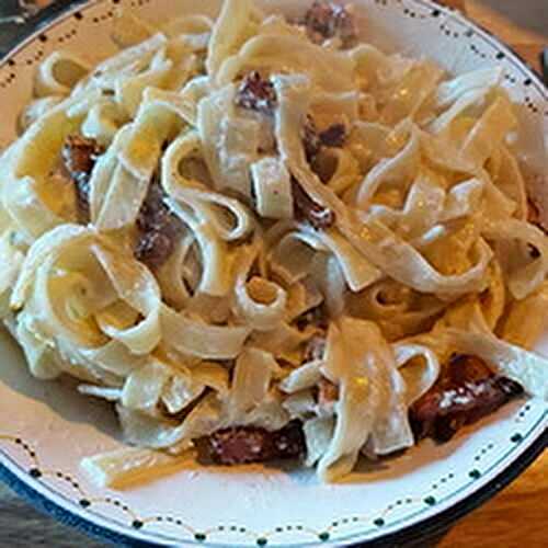 Des Tagliatelles à la Carbonara