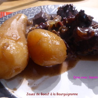 Des Joues de Boeuf à la Bourguignonne