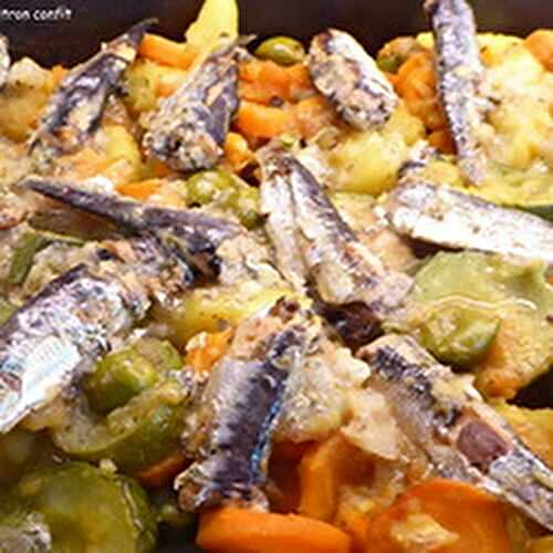 Un Tajine de Sardines au Citron confit