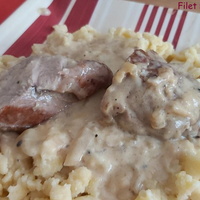 Un Filet mignon au Fromage et à la Truffe