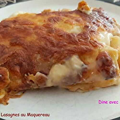 Des Lasagnes au Maquereau