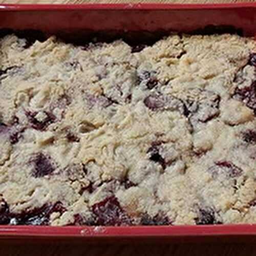 Un Crumble aux Framboises et Bananes