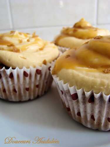 Cupcake Caramel Beurre salé - "La gourmandise commence quand on n'a plus faim"