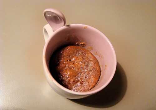 Mug Cake complètement Choco !