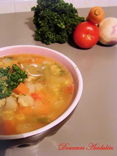 Soupe Minestrone Végétarien