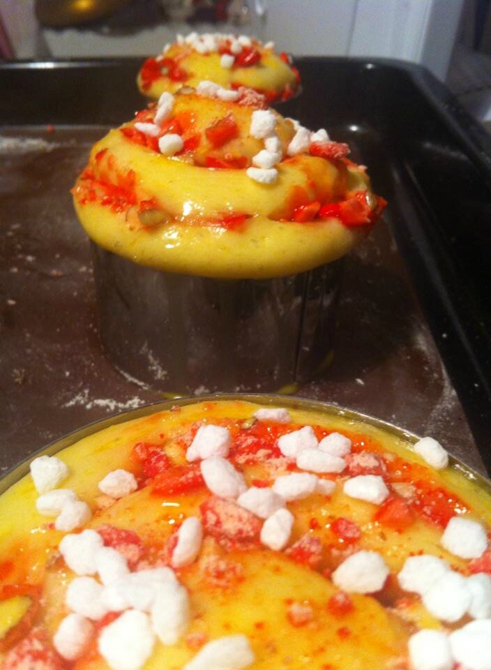 Escargots briochés à la praline rose (brioche à la MAP)