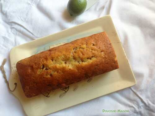 Cake Citron Vert Chocolat au Lait