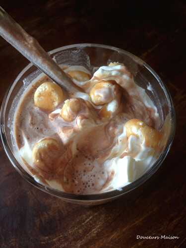 Chocolat Viennois tonka et meringues caramélisées