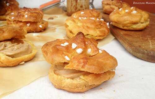 Chouquettes Géantes au Praliné de Noix