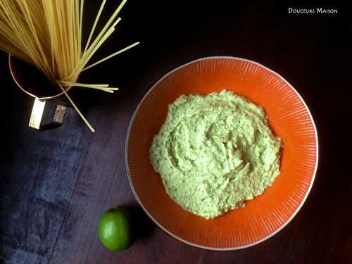 Pasta Verde !  Avocat Citron Vert Basilic