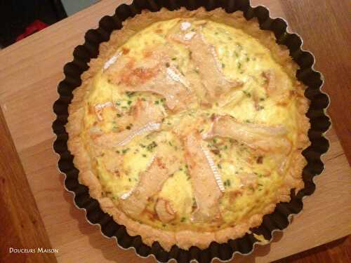 Quiche au Camembert et Poitrine Fumée