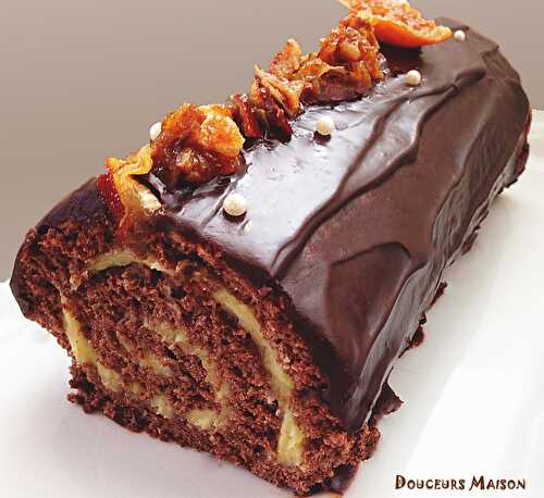 Roulé Chocolat/Agrumes façon Bûche inratable en 1 heure !