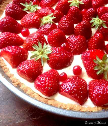 Tarte au Citron et fraises