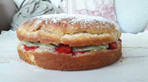 Tarte aux Fraises Pistache façon Tropizienne