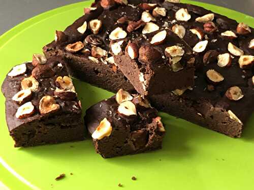 Brownie protéiné aux haricots rouges