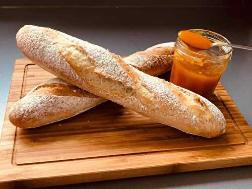 Demi-baguettes sur poolish