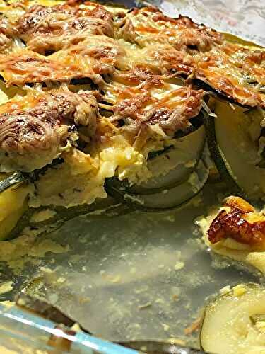 Gratin de courgettes au skyr