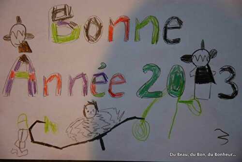 Bonne année 2013!