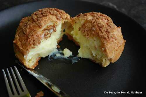 Choux à la crème (recouverts de craquelin)