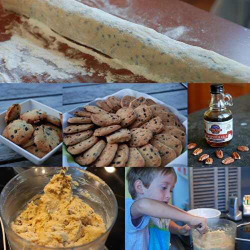 Cookies au chocolat, noix de macadamia et sirop d'érable