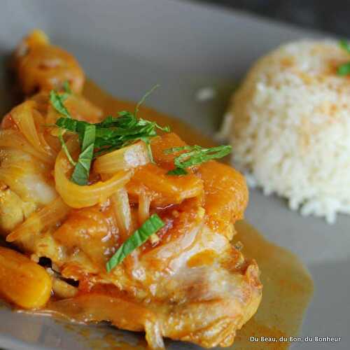 Curry de volaille aux fruits du Cap