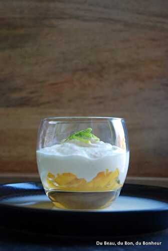 Dessert léger à la mangue - Du Beau, du Bon, du Bonheur...