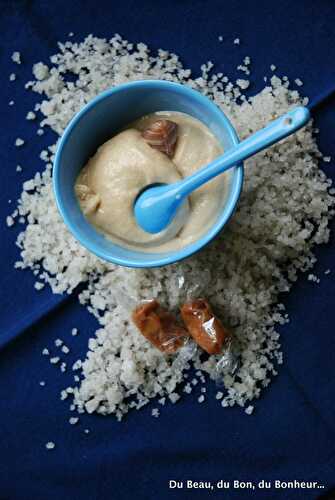 Glace au caramel et à la fleur de sel de Guérande