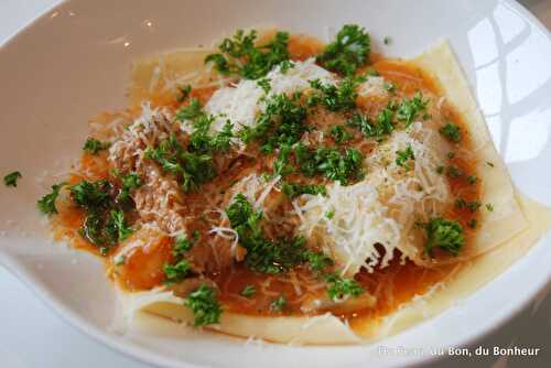 Lasagnes de veau marengo