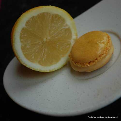 Macarons au citron