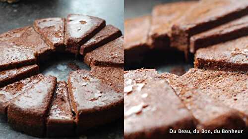 Moelleux au chocolat et aux éclats de noisettes