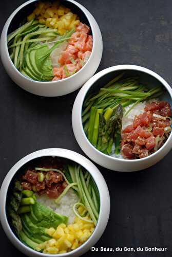 Poke bowls