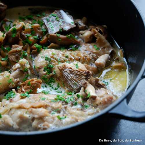 Poulet aux Champignons