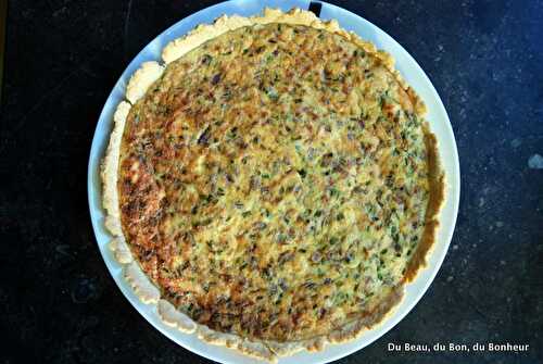 Quiche à la truite fumée