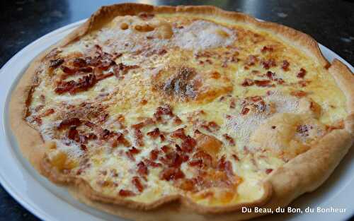 Quiche chèvre-lardons