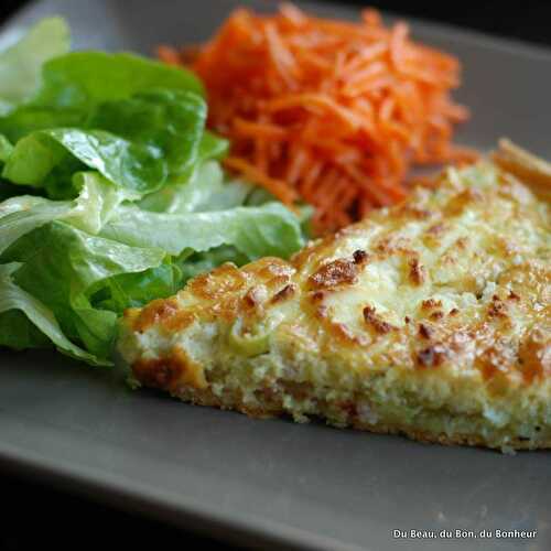 Quiche courgettes-Boursin