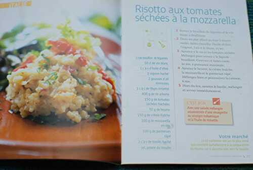 Risotto aux tomates séchées et mozzarella