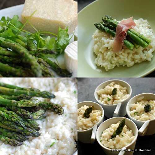 Risotto chèvre et asperges vertes