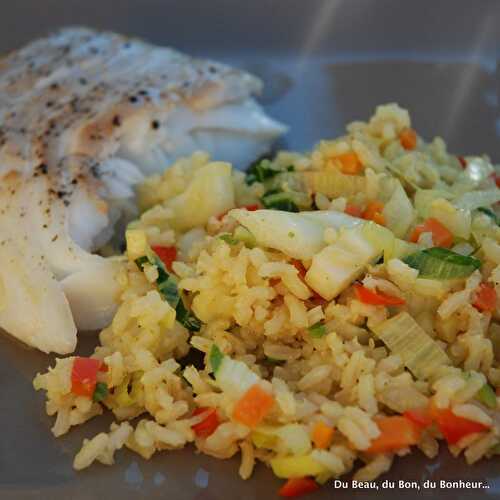 Riz sauté aux légumes