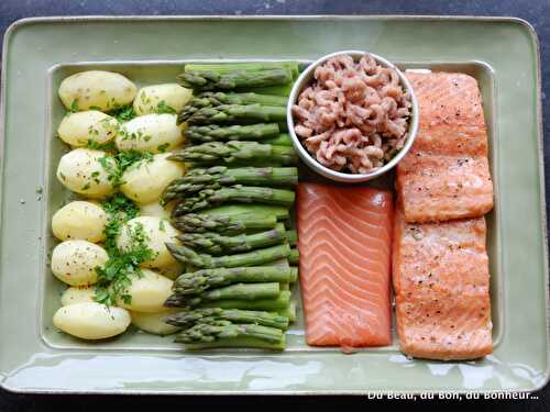 Salade verte et rose