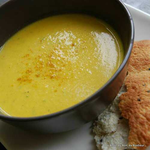 Soupe carottes-curry
