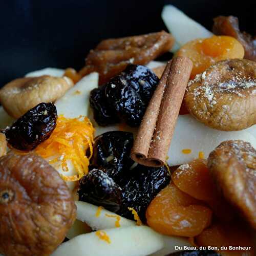 Tajine de fruits d'hiver