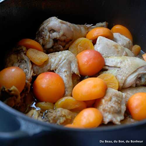 Tajine de Poulet aux 2 Abricots